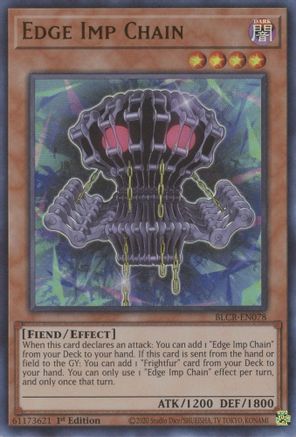 Edge Imp Chain (BLCR-EN078) - Battles of Legend: Crystal Revenge 1st Edition Battles of Legend: Crystal Revenge Yugioh Single Squirtle Squad Card Shop.