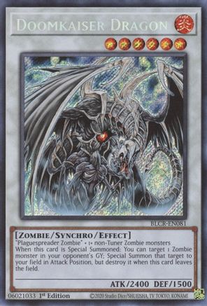 Doomkaiser Dragon (BLCR-EN081) - Battles of Legend: Crystal Revenge 1st Edition Battles of Legend: Crystal Revenge Yugioh Single Squirtle Squad Card Shop.