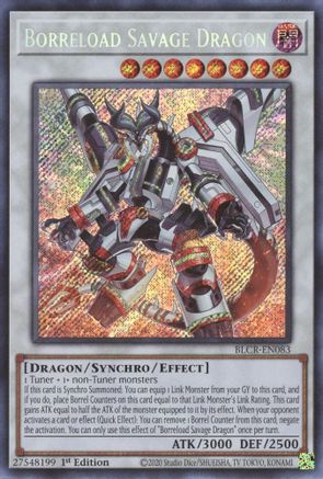 Borreload Savage Dragon (BLCR-EN083) - Battles of Legend: Crystal Revenge 1st Edition Battles of Legend: Crystal Revenge Yugioh Single Squirtle Squad Card Shop.