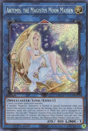 Artemis, the Magistus Moon Maiden (BLCR-EN095) - Battles of Legend: Crystal Revenge 1st Edition Battles of Legend: Crystal Revenge Yugioh Single Squirtle Squad Card Shop.