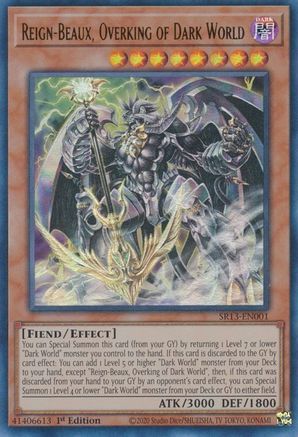 Reign-Beaux, Overking of Dark World (SR13-EN001) - Structure Deck: Dark World 1st Edition Structure Deck: Dark World Yugioh Single Squirtle Squad Card Shop.