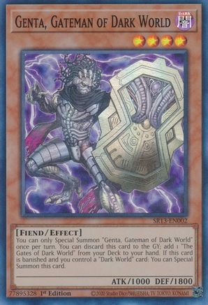 Genta, Gateman of Dark World (SR13-EN002) - Structure Deck: Dark World 1st Edition Structure Deck: Dark World Yugioh Single Squirtle Squad Card Shop.