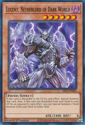 Lucent, Netherlord of Dark World (SR13-EN005) - Structure Deck: Dark World 1st Edition Structure Deck: Dark World Yugioh Single Squirtle Squad Card Shop.