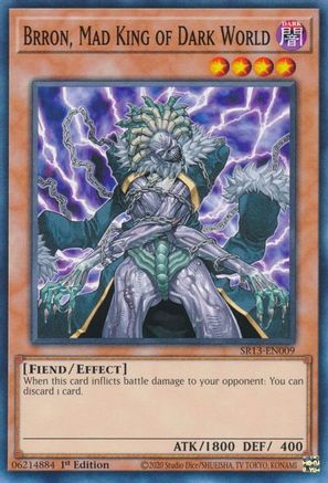 Brron, Mad King of Dark World (SR13-EN009) - Structure Deck: Dark World 1st Edition Structure Deck: Dark World Yugioh Single Squirtle Squad Card Shop.