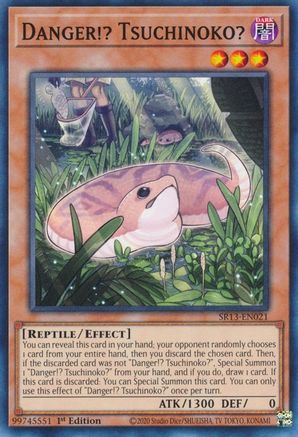 Danger!? Tsuchinoko? (SR13-EN021) - Structure Deck: Dark World 1st Edition Structure Deck: Dark World Yugioh Single Squirtle Squad Card Shop.