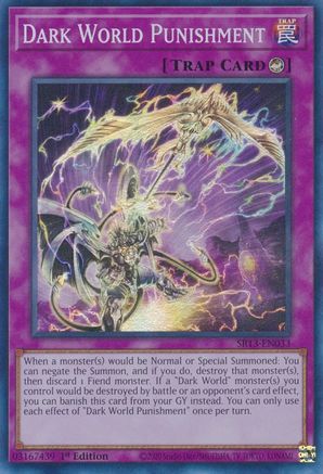 Dark World Punishment (SR13-EN033) - Structure Deck: Dark World 1st Edition Structure Deck: Dark World Yugioh Single Squirtle Squad Card Shop.