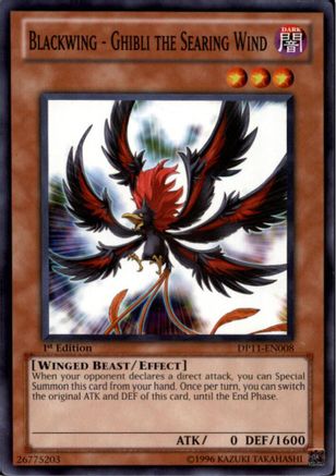 Blackwing - Ghibli the Searing Wind (DP11-EN008) - Duelist Pack 11: Crow 1st Edition Duelist Pack 11: Crow Yugioh Single Squirtle Squad Card Shop.