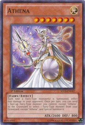 Athena (SDLS-EN012) - Structure Deck: Lost Sanctuary 1st Edition Structure Deck: Lost Sanctuary Yugioh Single Squirtle Squad Card Shop.