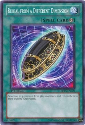 Burial from a Different Dimension (SDLS-EN029) - Structure Deck: Lost Sanctuary 1st Edition Structure Deck: Lost Sanctuary Yugioh Single Squirtle Squad Card Shop.