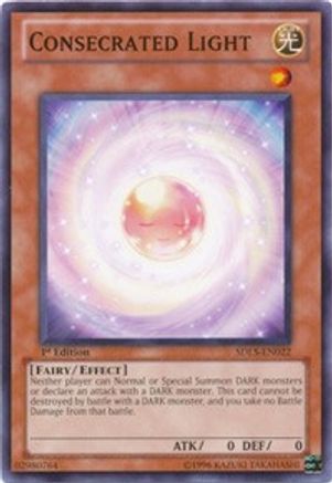 Consecrated Light (SDLS-EN022) - Structure Deck: Lost Sanctuary 1st Edition Structure Deck: Lost Sanctuary Yugioh Single Squirtle Squad Card Shop.