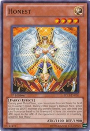 Honest (SDLS-EN020) - Structure Deck: Lost Sanctuary 1st Edition Structure Deck: Lost Sanctuary Yugioh Single Squirtle Squad Card Shop.