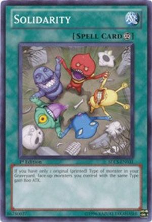 Solidarity (SDLS-EN031) - Structure Deck: Lost Sanctuary 1st Edition Structure Deck: Lost Sanctuary Yugioh Single Squirtle Squad Card Shop.