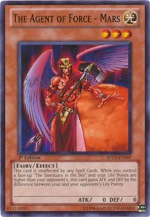 The Agent of Force - Mars (SDLS-EN007) - Structure Deck: Lost Sanctuary 1st Edition Structure Deck: Lost Sanctuary Yugioh Single Squirtle Squad Card Shop.