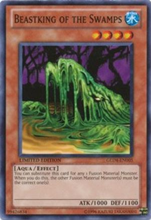 Beastking of the Swamps (GLD4-EN005) - Gold Series 4: Pyramids Edition Limited Gold Series 4: Pyramids Edition Yugioh Single Squirtle Squad Card Shop.
