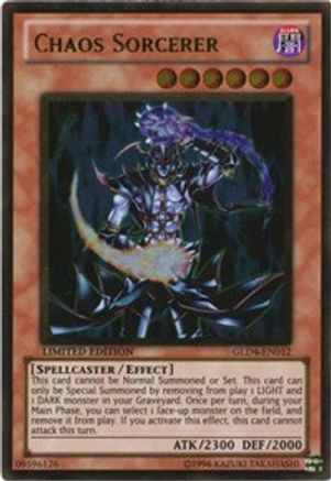 Chaos Sorcerer (GLD4-EN012) - Gold Series 4: Pyramids Edition Limited Gold Series 4: Pyramids Edition Yugioh Single Squirtle Squad Card Shop.