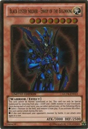Black Luster Soldier - Envoy of the Beginning (GLD4-EN013) - Gold Series 4: Pyramids Edition Limited Gold Series 4: Pyramids Edition Yugioh Single Squirtle Squad Card Shop.