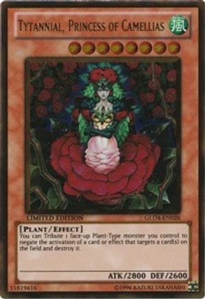 Tytannial, Princess of Camellias (GLD4-EN026) - Gold Series 4: Pyramids Edition Limited Gold Series 4: Pyramids Edition Yugioh Single Squirtle Squad Card Shop.