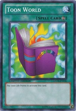 Toon World (GLD4-EN036) - Gold Series 4: Pyramids Edition Limited Gold Series 4: Pyramids Edition Yugioh Single Squirtle Squad Card Shop.