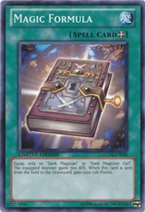 Magic Formula (GLD4-EN044) - Gold Series 4: Pyramids Edition Limited Gold Series 4: Pyramids Edition Yugioh Single Squirtle Squad Card Shop.