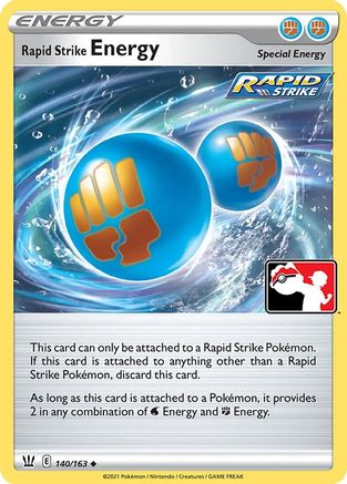 Rapid Strike Energy Prize Pack Series Cards - Uncommon Prize Pack Series Cards Pokemon Single Squirtle Squad Card Shop.