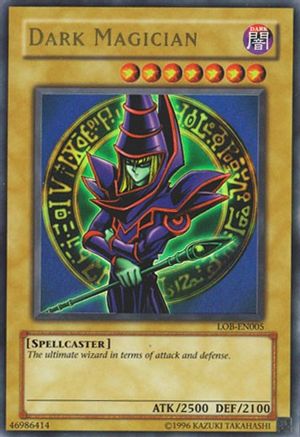 Dark Magician (LOB-EN005) - Legend of Blue Eyes White Dragon (Worldwide English) Unlimited Legend of Blue Eyes White Dragon (Worldwide English) Yugioh Single Squirtle Squad Card Shop.