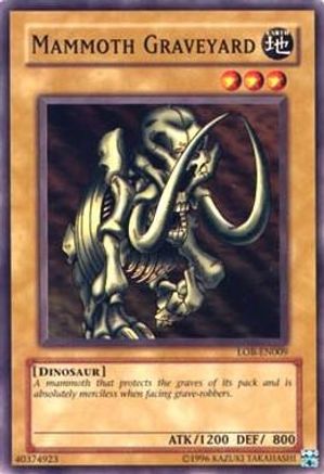 Mammoth Graveyard (LOB-EN009) - Legend of Blue Eyes White Dragon (Worldwide English) Unlimited Legend of Blue Eyes White Dragon (Worldwide English) Yugioh Single Squirtle Squad Card Shop.