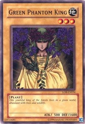 Green Phantom King (LOB-EN034) - Legend of Blue Eyes White Dragon (Worldwide English) Unlimited Legend of Blue Eyes White Dragon (Worldwide English) Yugioh Single Squirtle Squad Card Shop.