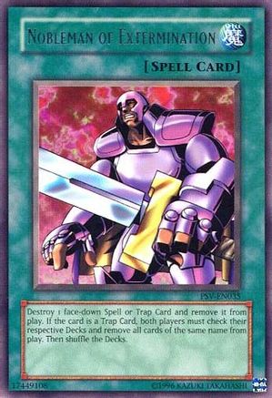 Nobleman of Extermination (PSV-EN035) - Pharaoh's Servant (Worldwide English) Unlimited Pharaoh's Servant (Worldwide English) Yugioh Single Squirtle Squad Card Shop.