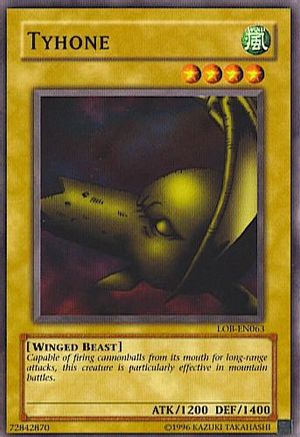 Tyhone (LOB-EN063) - Legend of Blue Eyes White Dragon (Worldwide English) Unlimited Legend of Blue Eyes White Dragon (Worldwide English) Yugioh Single Squirtle Squad Card Shop.
