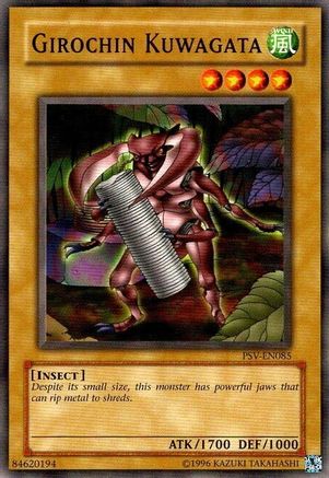 Girochin Kuwagata (PSV-EN085) - Pharaoh's Servant (Worldwide English) Unlimited Pharaoh's Servant (Worldwide English) Yugioh Single Squirtle Squad Card Shop.