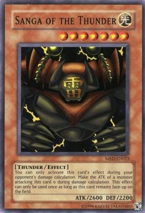 Sanga of the Thunder (MRD-EN025) - Metal Raiders (Worldwide English) Unlimited Metal Raiders (Worldwide English) Yugioh Single Squirtle Squad Card Shop.