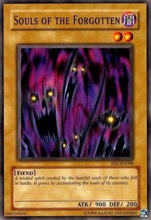 Souls of the Forgotten (PSV-EN098) - Pharaoh's Servant (Worldwide English) Unlimited Pharaoh's Servant (Worldwide English) Yugioh Single Squirtle Squad Card Shop.