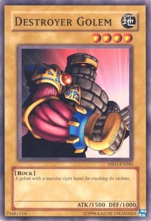 Destroyer Golem (MRD-EN040) - Metal Raiders (Worldwide English) Unlimited Metal Raiders (Worldwide English) Yugioh Single Squirtle Squad Card Shop.