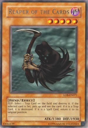 Reaper of the Cards (LOB-EN071) - Legend of Blue Eyes White Dragon (Worldwide English) Unlimited Legend of Blue Eyes White Dragon (Worldwide English) Yugioh Single Squirtle Squad Card Shop.