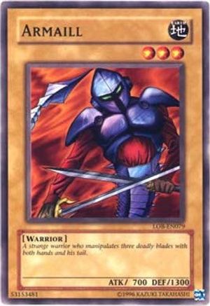 Armaill (LOB-EN079) - Legend of Blue Eyes White Dragon (Worldwide English) Unlimited Legend of Blue Eyes White Dragon (Worldwide English) Yugioh Single Squirtle Squad Card Shop.