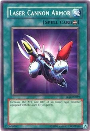 Laser Cannon Armor (LOB-EN089) - Legend of Blue Eyes White Dragon (Worldwide English) Unlimited Legend of Blue Eyes White Dragon (Worldwide English) Yugioh Single Squirtle Squad Card Shop.