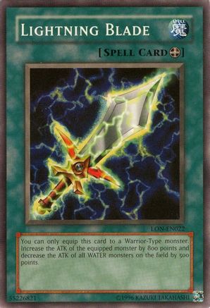Lightning Blade (LON-EN022) - Labyrinth of Nightmare (Worldwide English) Unlimited Labyrinth of Nightmare (Worldwide English) Yugioh Single Squirtle Squad Card Shop.