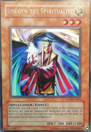 Jowgen the Spiritualist (LON-EN061) - Labyrinth of Nightmare (Worldwide English) Unlimited Labyrinth of Nightmare (Worldwide English) Yugioh Single Squirtle Squad Card Shop.