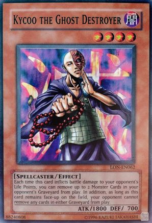 Kycoo the Ghost Destroyer (LON-EN062) - Labyrinth of Nightmare (Worldwide English) Unlimited Labyrinth of Nightmare (Worldwide English) Yugioh Single Squirtle Squad Card Shop.