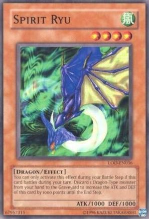 Spirit Ryu (LOD-EN036) - Legacy of Darkness (Worldwide English) Unlimited Legacy of Darkness (Worldwide English) Yugioh Single Squirtle Squad Card Shop.