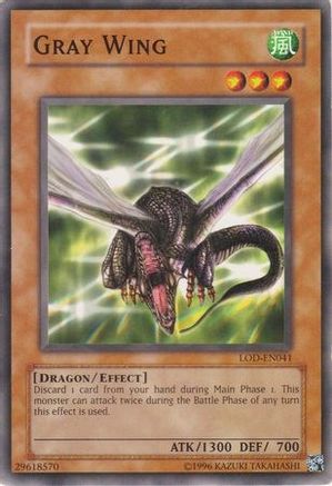 Gray Wing (LOD-EN041) - Legacy of Darkness (Worldwide English) Unlimited Legacy of Darkness (Worldwide English) Yugioh Single Squirtle Squad Card Shop.