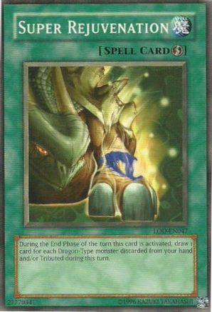 Super Rejuvenation (LOD-EN047) - Legacy of Darkness (Worldwide English) Unlimited Legacy of Darkness (Worldwide English) Yugioh Single Squirtle Squad Card Shop.