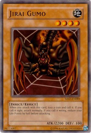 Jirai Gumo (MRD-EN089) - Metal Raiders (Worldwide English) Unlimited Metal Raiders (Worldwide English) Yugioh Single Squirtle Squad Card Shop.