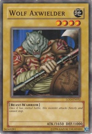 Wolf Axwielder (LOD-EN052) - Legacy of Darkness (Worldwide English) Unlimited Legacy of Darkness (Worldwide English) Yugioh Single Squirtle Squad Card Shop.