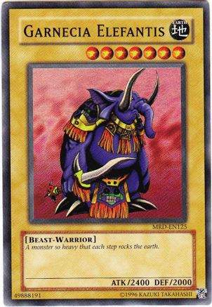 Garnecia Elefantis (MRD-EN125) - Metal Raiders (Worldwide English) Unlimited Metal Raiders (Worldwide English) Yugioh Single Squirtle Squad Card Shop.