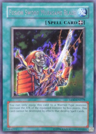 Fusion Sword Murasame Blade (LOD-EN079) - Legacy of Darkness (Worldwide English) Unlimited Legacy of Darkness (Worldwide English) Yugioh Single Squirtle Squad Card Shop.
