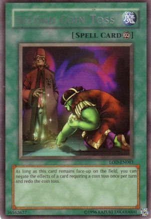 Second Coin Toss (LOD-EN083) - Legacy of Darkness (Worldwide English) Unlimited Legacy of Darkness (Worldwide English) Yugioh Single Squirtle Squad Card Shop.