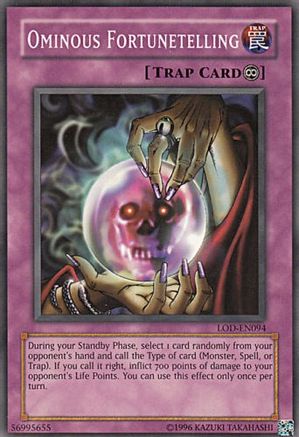 Ominous Fortunetelling (LOD-EN094) - Legacy of Darkness (Worldwide English) Unlimited Legacy of Darkness (Worldwide English) Yugioh Single Squirtle Squad Card Shop.