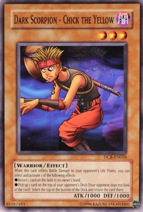 Dark Scorpion - Chick the Yellow (DCR-EN026) - Dark Crisis (Worldwide English) Unlimited Dark Crisis (Worldwide English) Yugioh Single Squirtle Squad Card Shop.