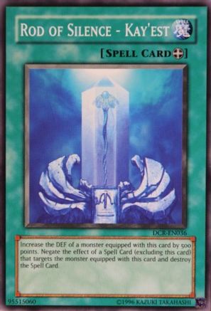 Rod of Silence - Kay'est (DCR-EN036) - Dark Crisis (Worldwide English) Unlimited Dark Crisis (Worldwide English) Yugioh Single Squirtle Squad Card Shop.